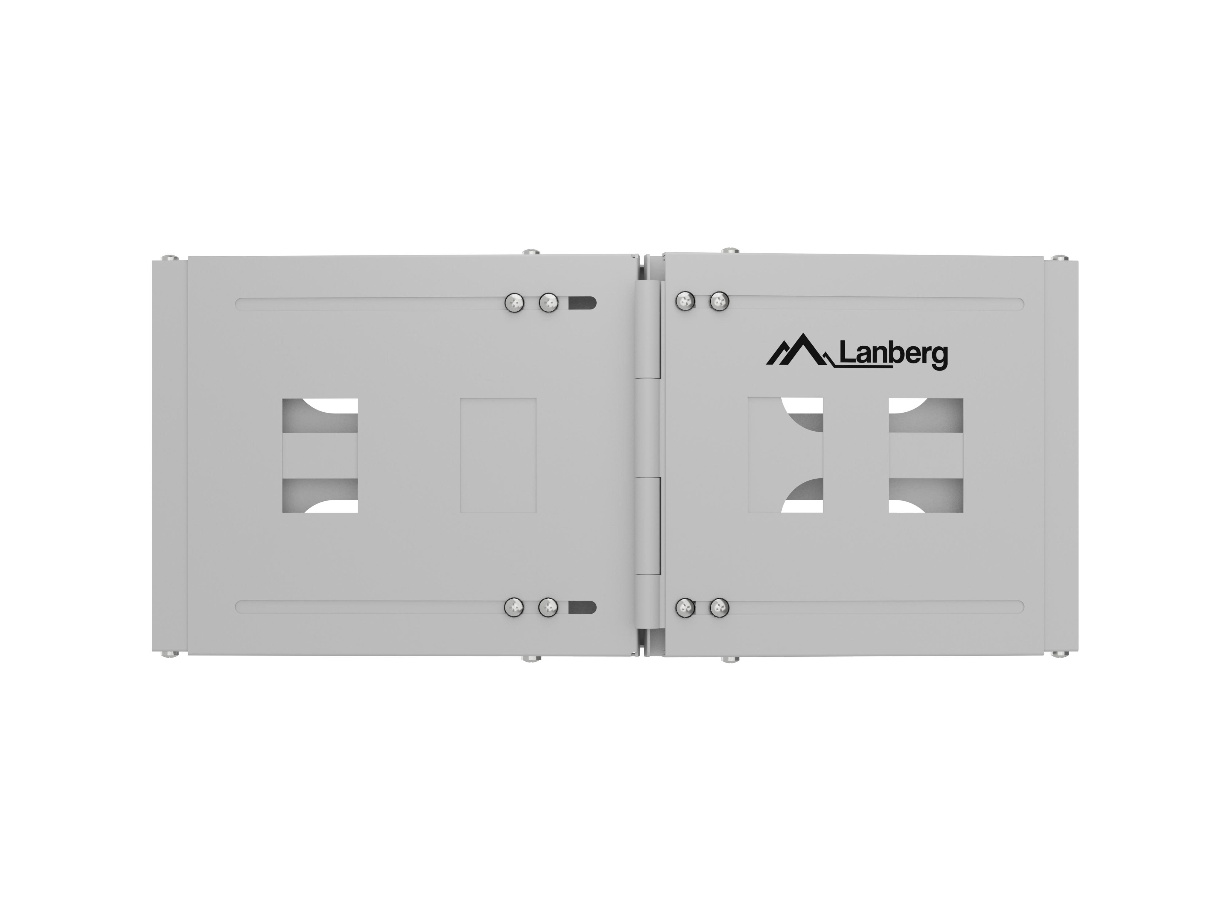 Lanberg Rack Wall Mount Folding Bracket 19" 4U 497X400/240 Grey FB01-5404-10S
