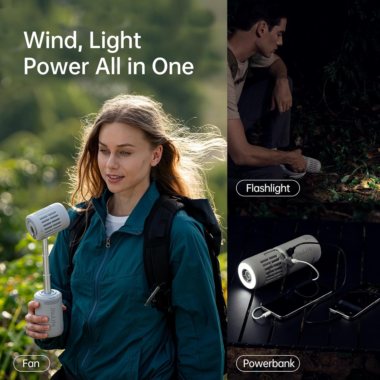 Jisulife Outdoor Fan Ultra1 Green