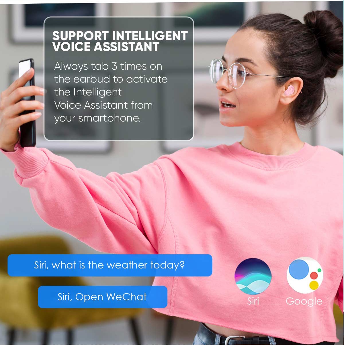 SonicGear EARPUMP COMFY1 TWS IPX5 Earphones White