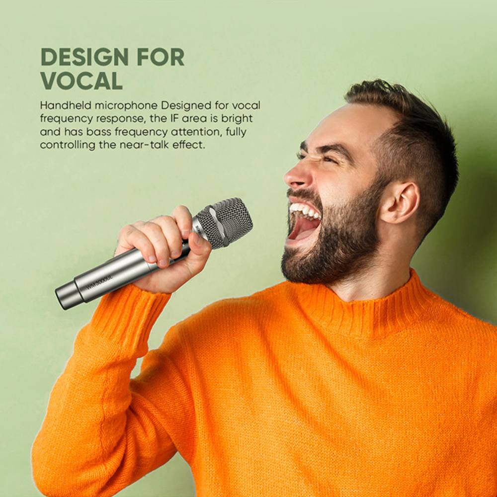 SonicGear Microphone Wireless 2xHandsets WM 3000UL DUAL Obsidian