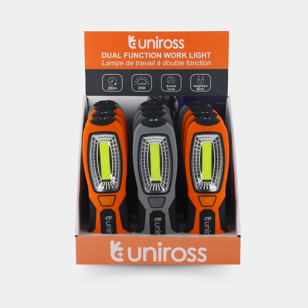 Uniross ULFL017 Light Torch 2in1 Spotlight & Floodlight 230 Lumens 25hrs