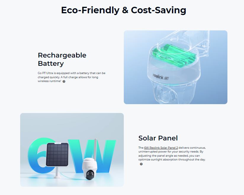 Reolink BP4G Outdoor Battery Camera 4K GO PLUS Ultra