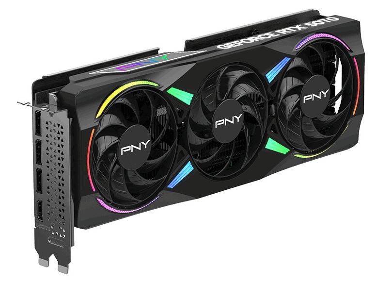 PNY GPU Graphics Video Card GeForce RTX 5070 12GB GDDR7 Triple Fan Overclocked 3x DisplayPort, HDMI & DLSS 4 VCG507012TFXPB1-O