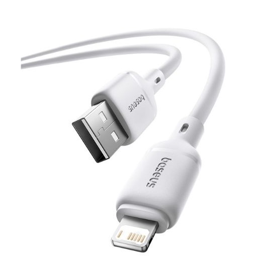 Baseus Cable Lightning to USB-A Silky Series 2.0m White