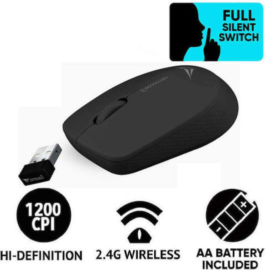 Alcatroz Mouse Wireless AIRMOUSE 3 Silent Black