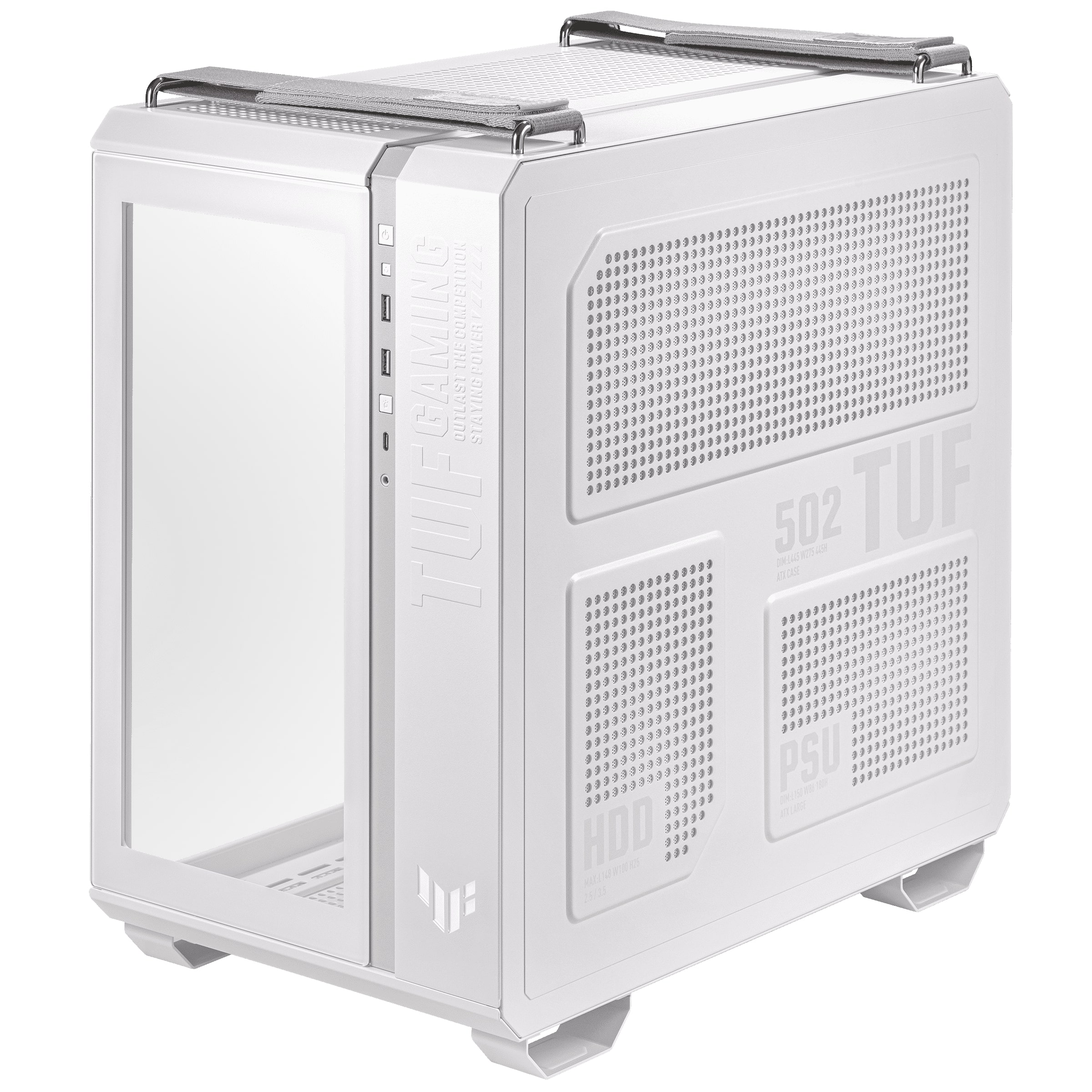 ASUS Gaming Case Full ATX TG 4xARGB Fans GT502 PLUS White