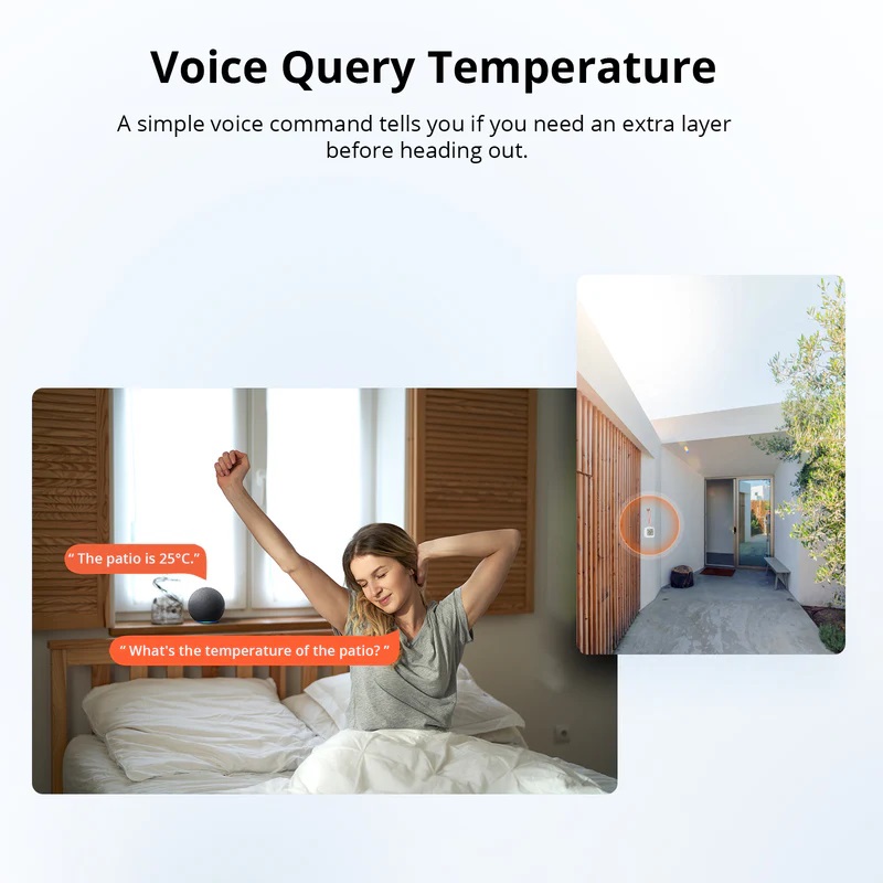 Sonoff Zigbee Smart Temperature & Humidity Sensor IP65 for Outdoor SNZB-02WD