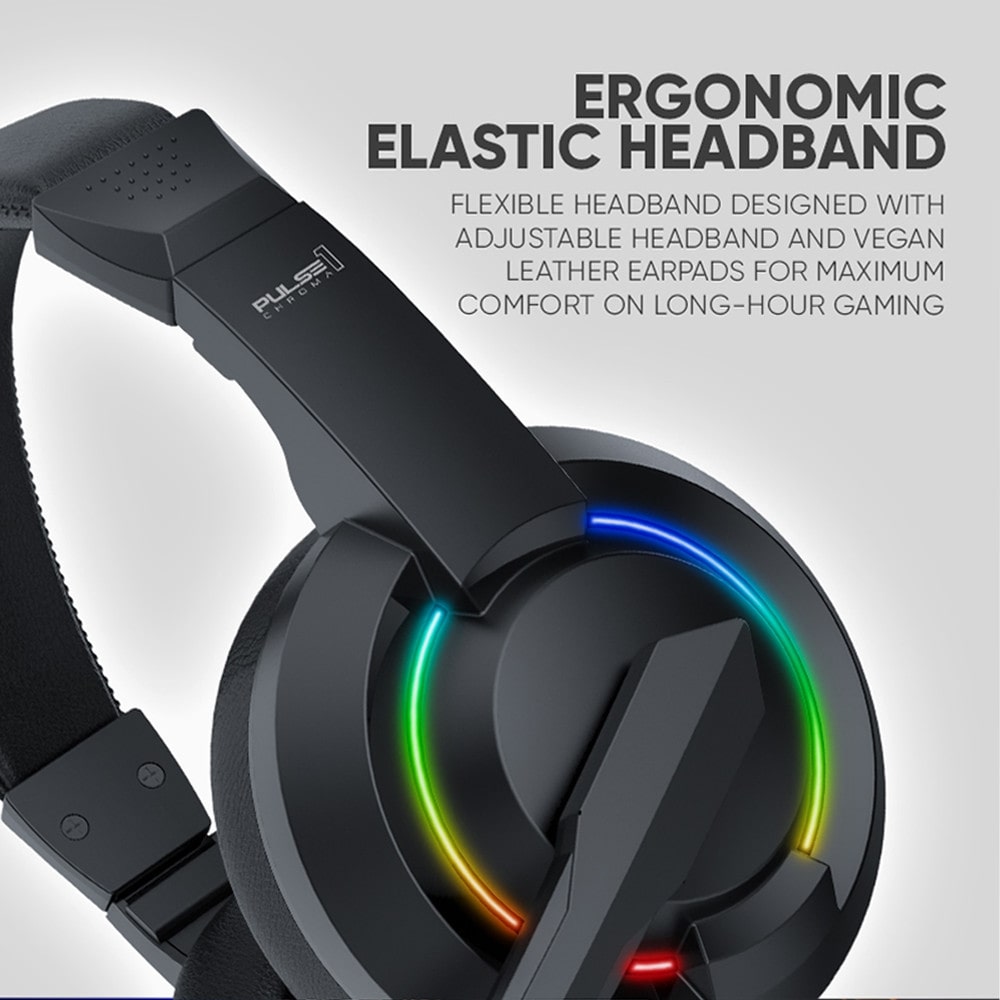 Armaggeddon PULSE 1 Chroma Gaming Headset 3.5mm 2.1 40mm Black
