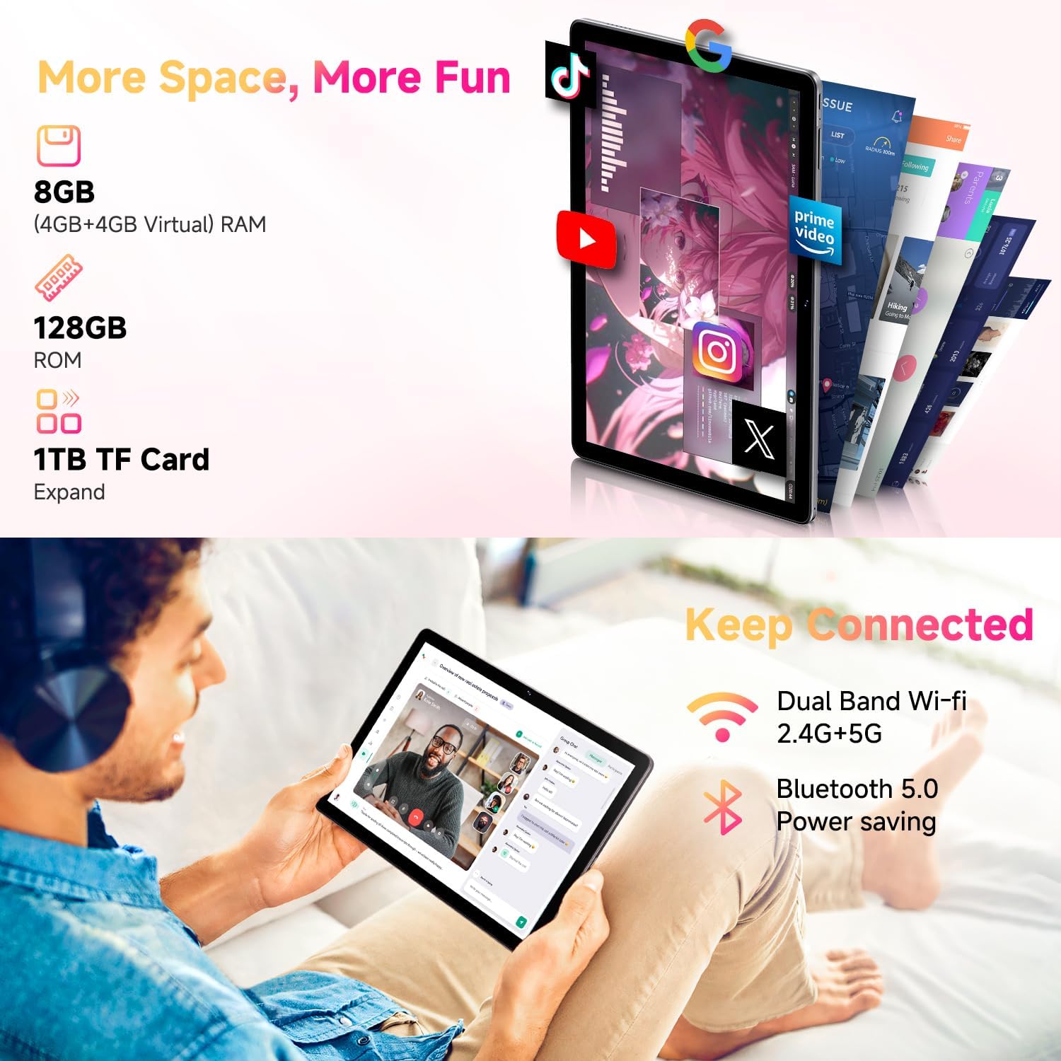 Chuwi Tablet Hi10 XPro, 10.1'' Android, T606, 4GB + 4GB+128GB