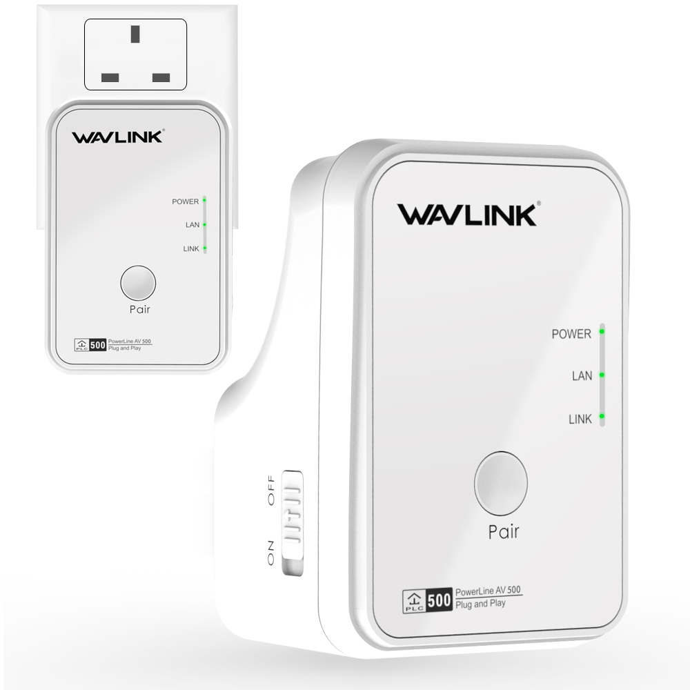 WavLink WL-NWP502M2 AV500 Wired Powerline Kit UK