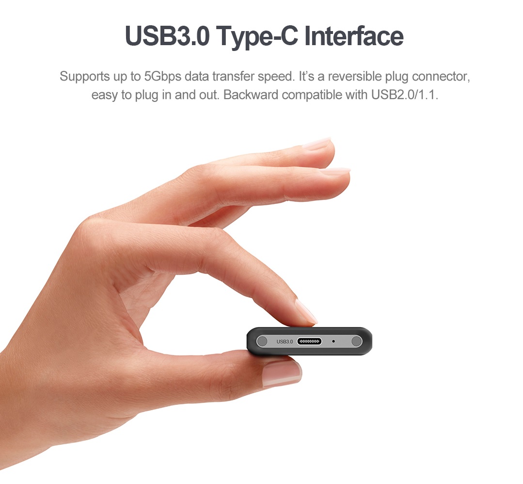 Unitek USB3.0 M.2 SSD SATA Aluminium Enclosure Y-3365