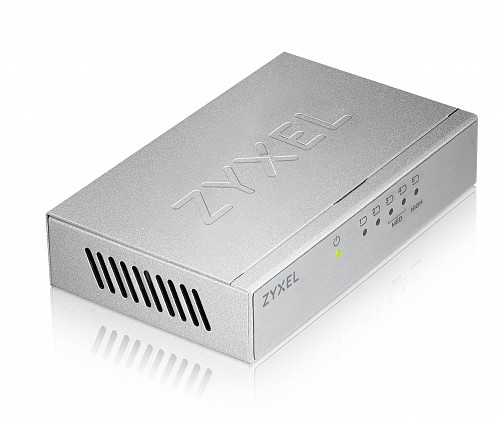 Zyxel 5-Port Gigabit Ethernet Switch with QoS Metal UK Plug GS-105BV3