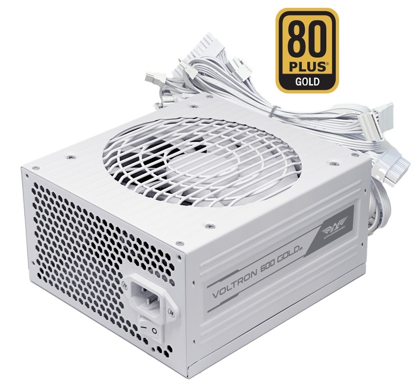 Armaggeddon Gaming PSU 600W Modular & Certified 80+ VOLTRON GOLD 600 White