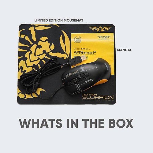 Armaggeddon Scorpion 3 Pro-Gaming Mouse with Free Mousemat