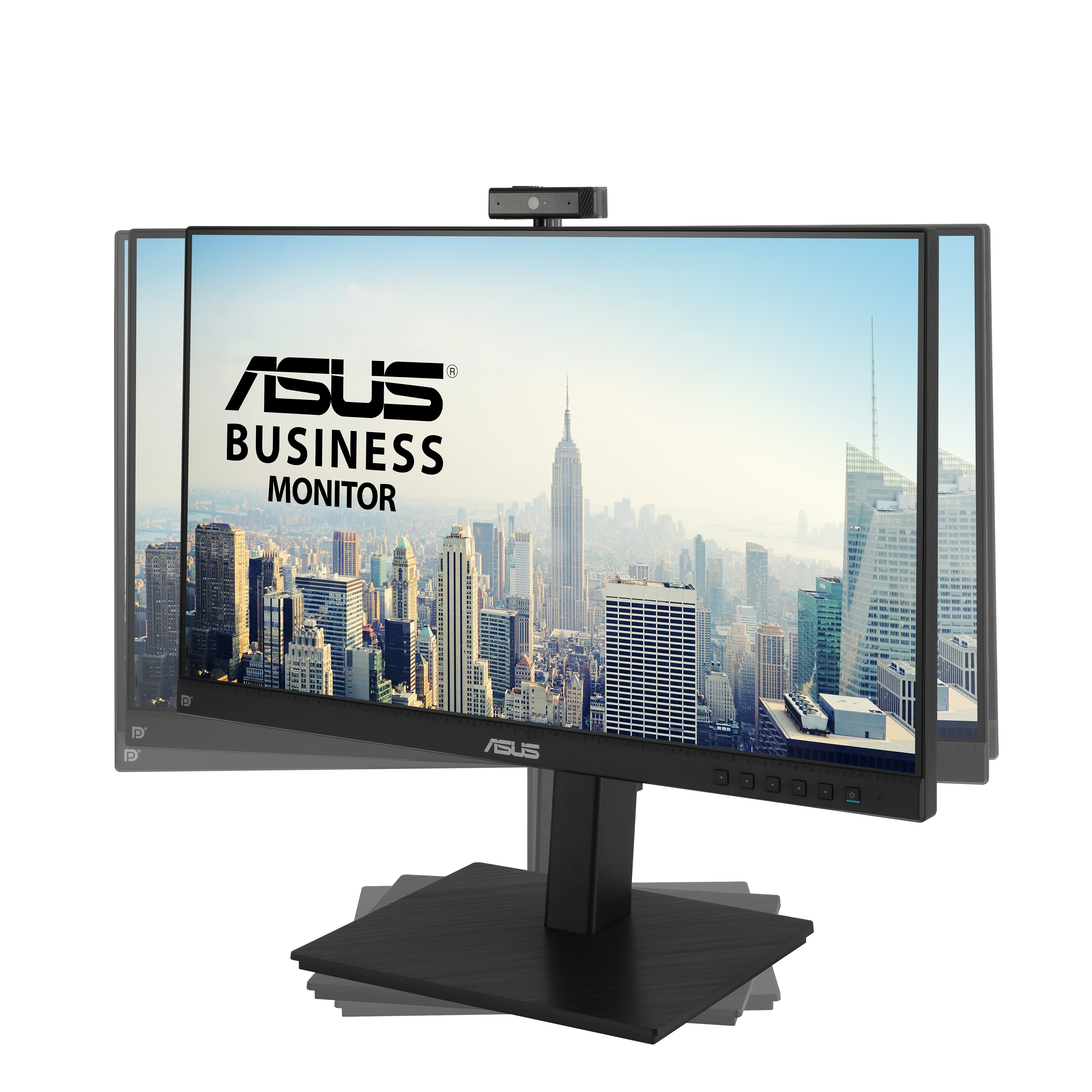 ASUS Monitor VideoConferencing 24'' FHD 75Hz Frameless Ergonomic Webcam Speakers Microphone BE24EQSK