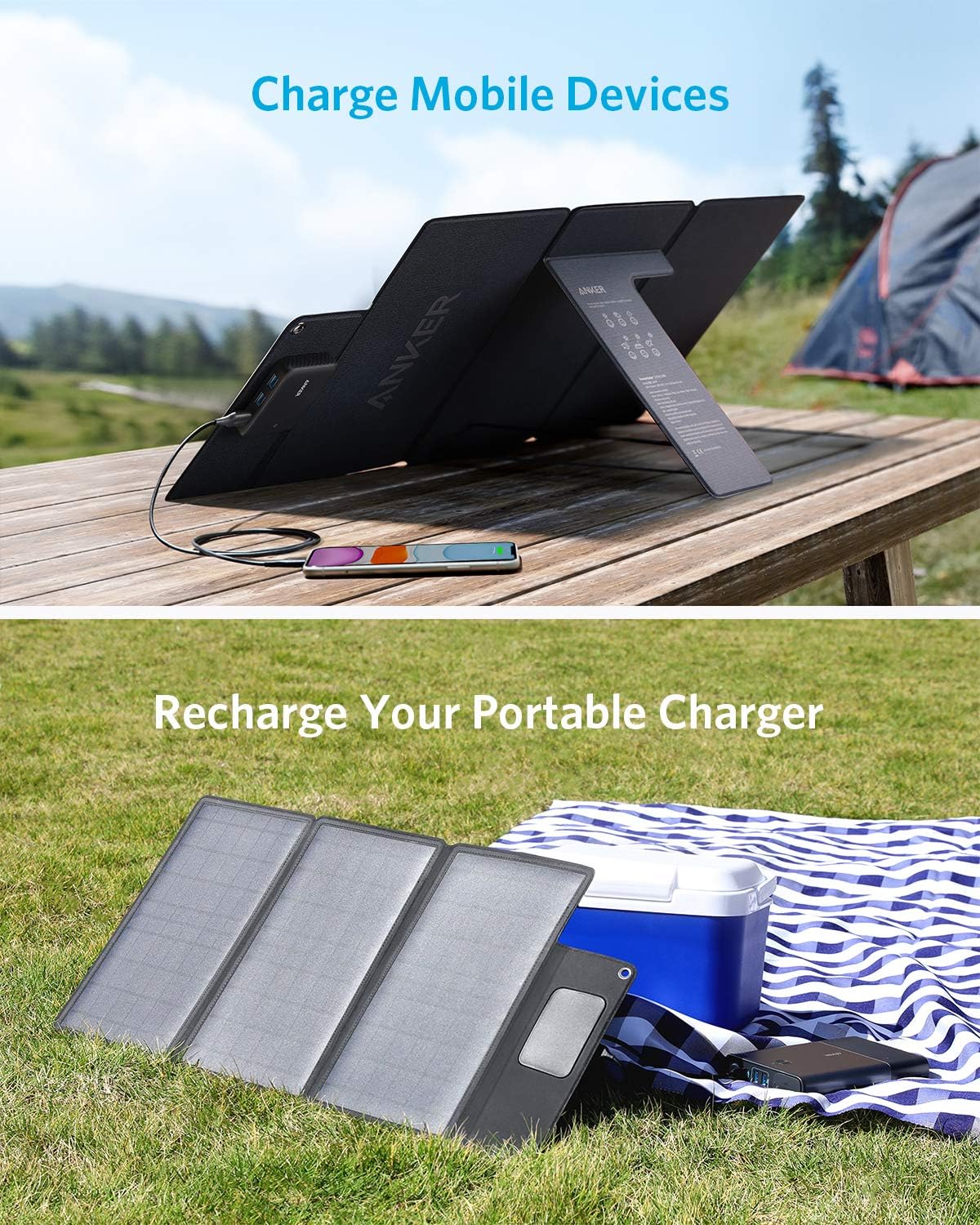 Anker Mobile Power Station Foldable Solar Panel 20W