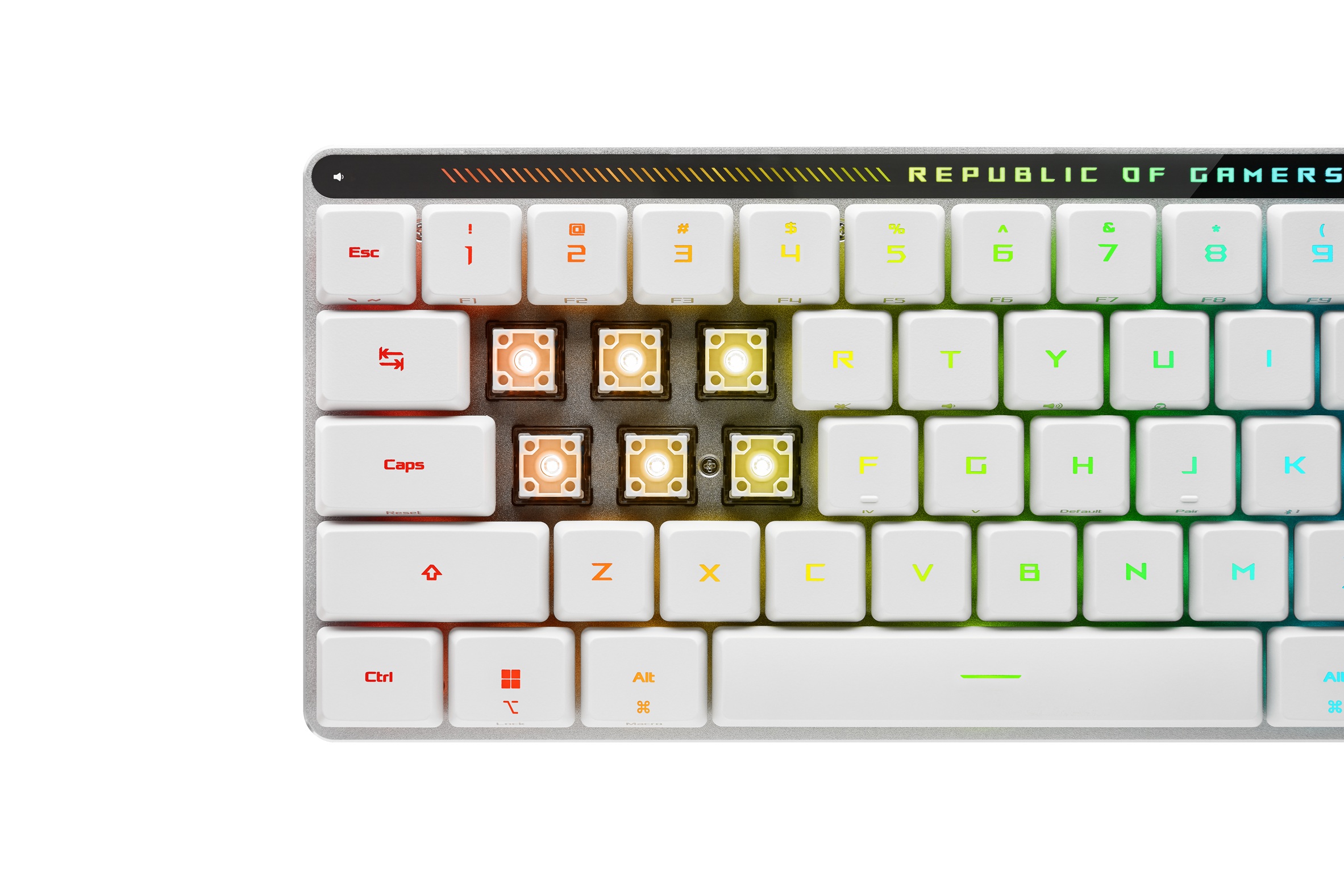 ASUS Gaming Keyboard Mechnanical Tri-Mode 2.4Ghz/Bluetooth/USB ROG Falchion RX Low Profile
