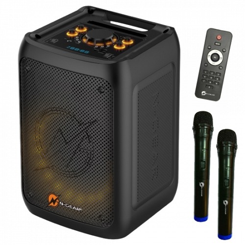 N-Gear FLASH BANGER 777 Portable karaoke Speaker With Two Microphones