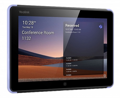 Yealink All-In-One Meeting Room Scheduling Panel for Teams or Zoom