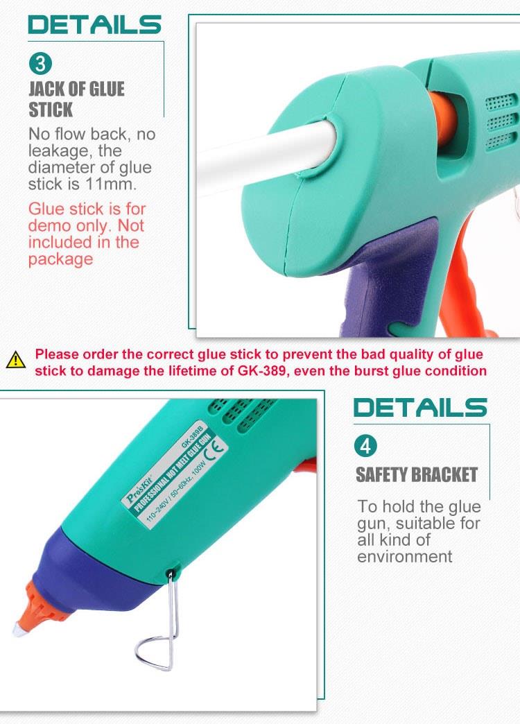 Proskit Guns Hot Glue Gun 100W GK-389