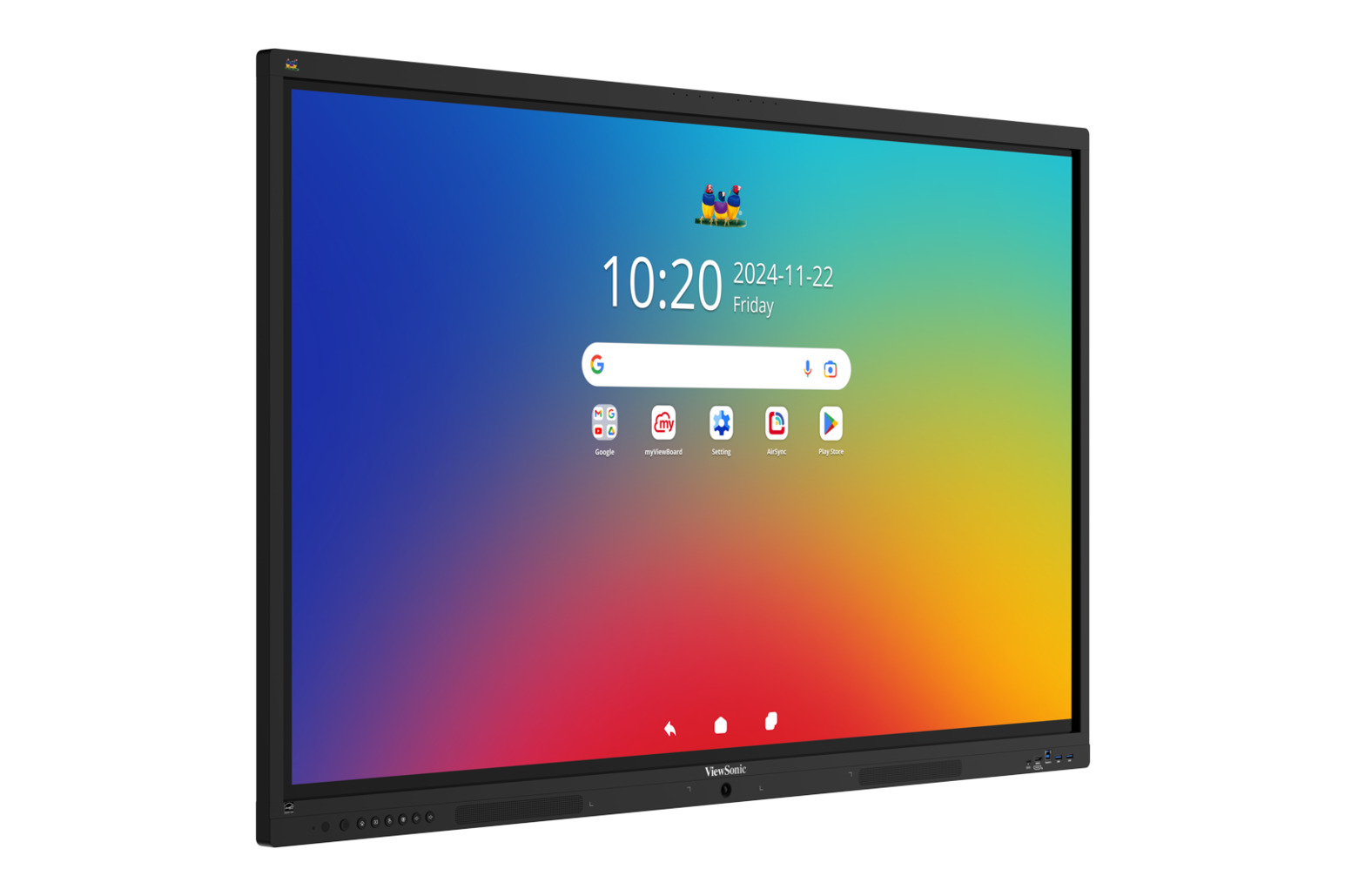 Viewsonic Viewboard Interactive Display Whiteboard 55" 4K Android EDLA 64-Point Touch 2.1 Speakers 8 Mic Array IFP5541-1-1C