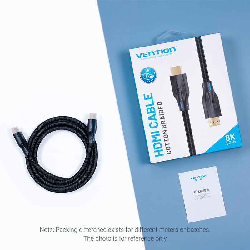 Vention HDMI Cable 2.1 8K Braided 2.0m AAUBH