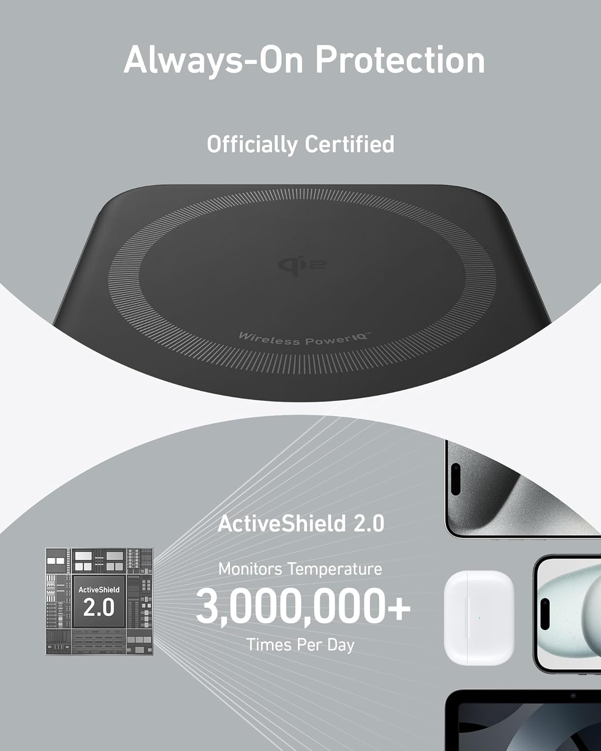 Anker Mobile Powerbank 10000 MagGo 633 Wireless 15W, with 27W USB C  Black
