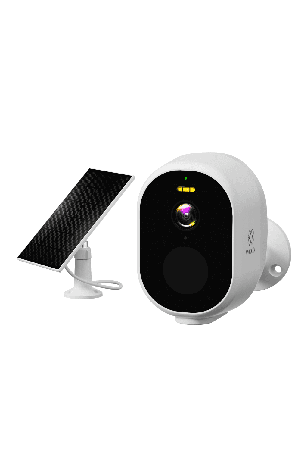 WOOX R4252 Outdoor Battery Camera 3MP with Solar Panel-White
