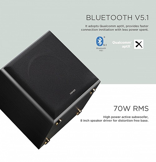 Edifier M601DB 2.1 Active Speakers with Wireless Subwoofer DSP/BT/AUX/RC