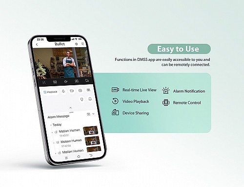 Dahua IP 3.0MP 4.0mm Wifi PT Dome Dual Illumination P3AE-PV