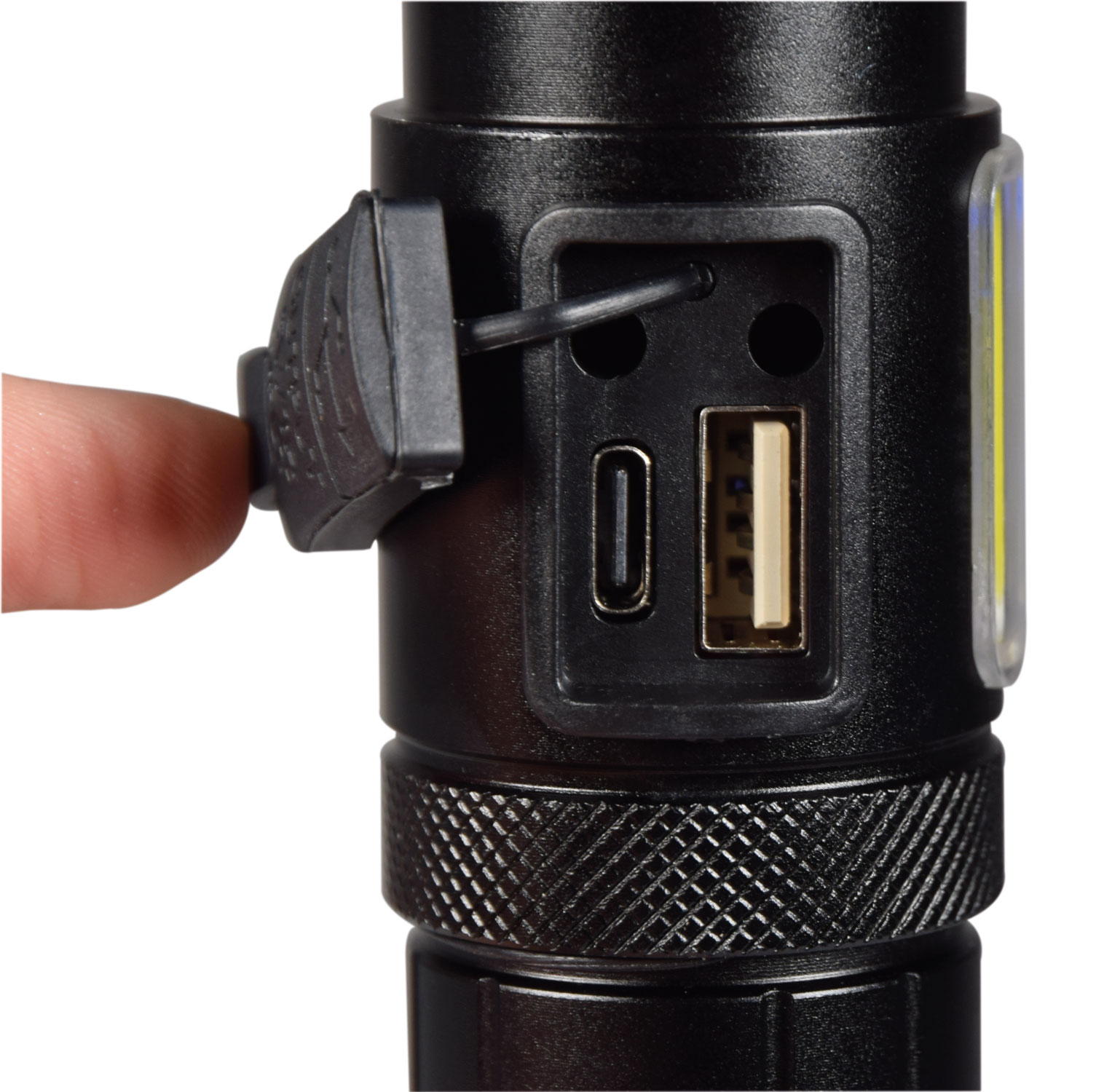 Mercury Rechargeable LED Torch Lamp with Window Breaker, SOS & Powerbank 410.306UK