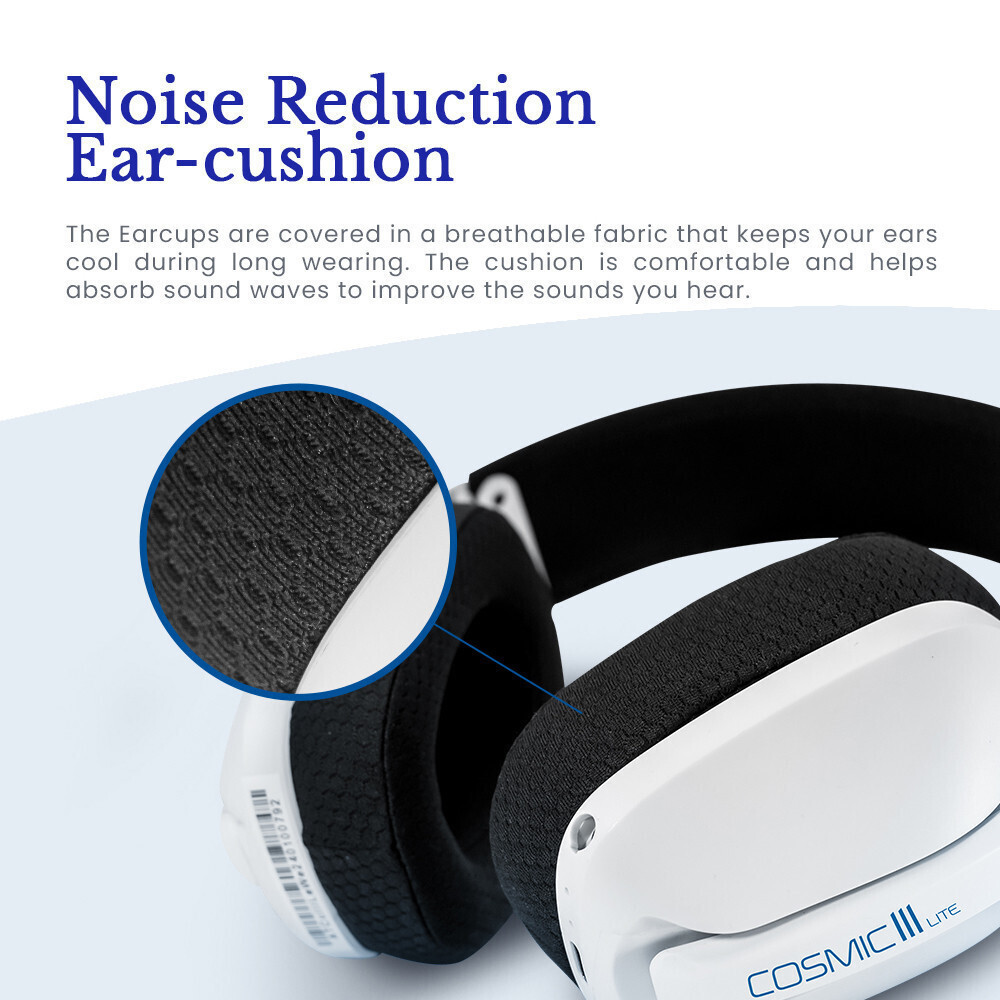 Armaggeddon COSMIC-III LITE Gaming Headset USB+3.5mm+2.4G+BT Fabric Black