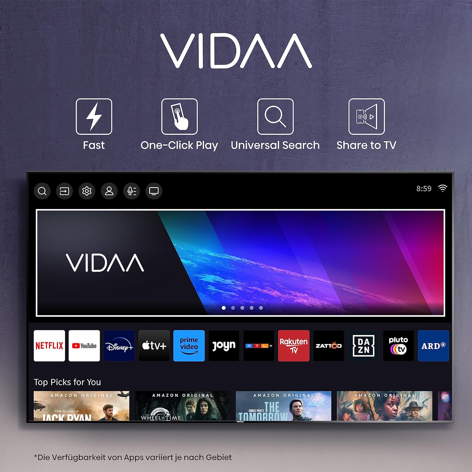 OPEN BOX Hisense 85U7KQ 85'' 4K Smart QLED MINI LED 120hz TV