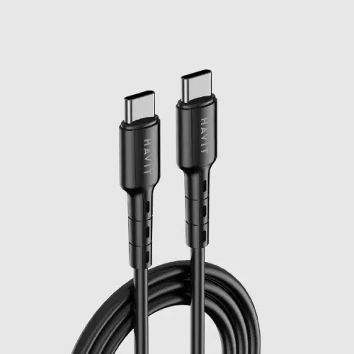 HAVIT USB-C to USB-C cable 1M 60W - Black