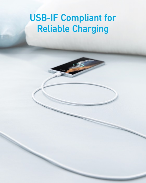 Anker Mobile Cable USB-A to USB-C  1.8m 322 White