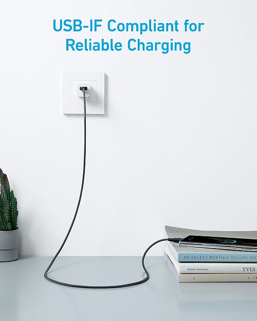 Anker Mobile Cable USB C to USB C 0.9m 322 Black