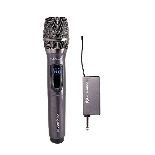 SonicGear WMC6000RR Wireless UHF Rechargeable Microphone with Receiver