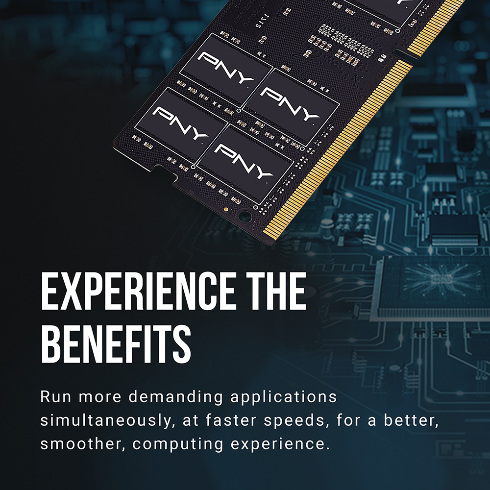 PNY RAM SODIMM DDR4 3200MHz CL22 16GB Notebook Memory