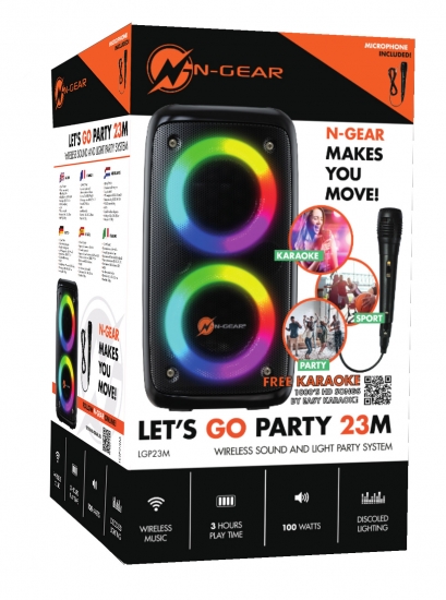 N-Gear LETS GO PARTY LGP23M Portable Speaker