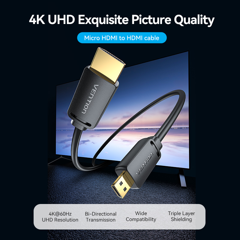Vention HDMI to HDMI Micro Cable 3.0m AGIBI