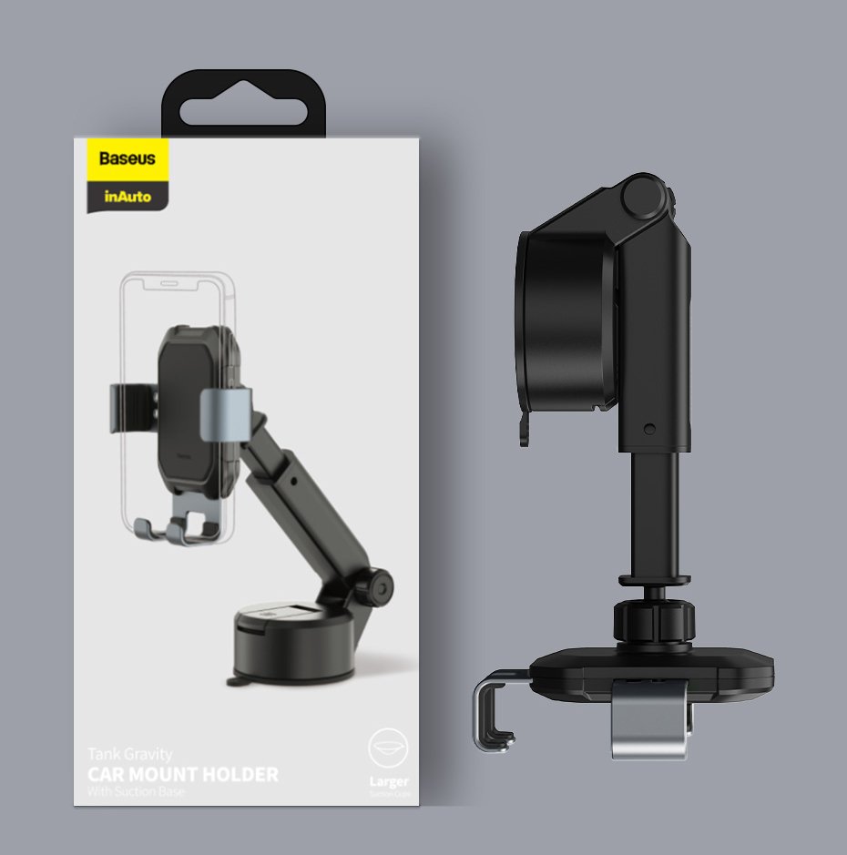 Baseus Tank Gravity Car Mount Holder with Suction Base