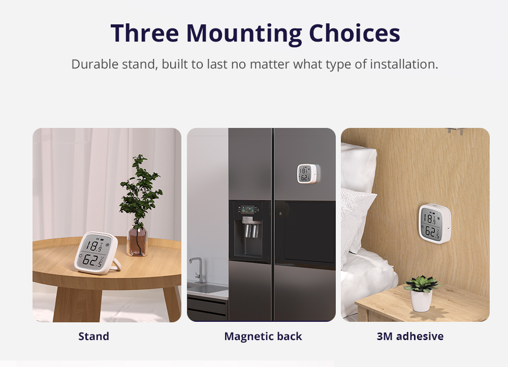 SONOFF Zigbee LCD Smart Temperature Humidity Sensor SNZB-02D