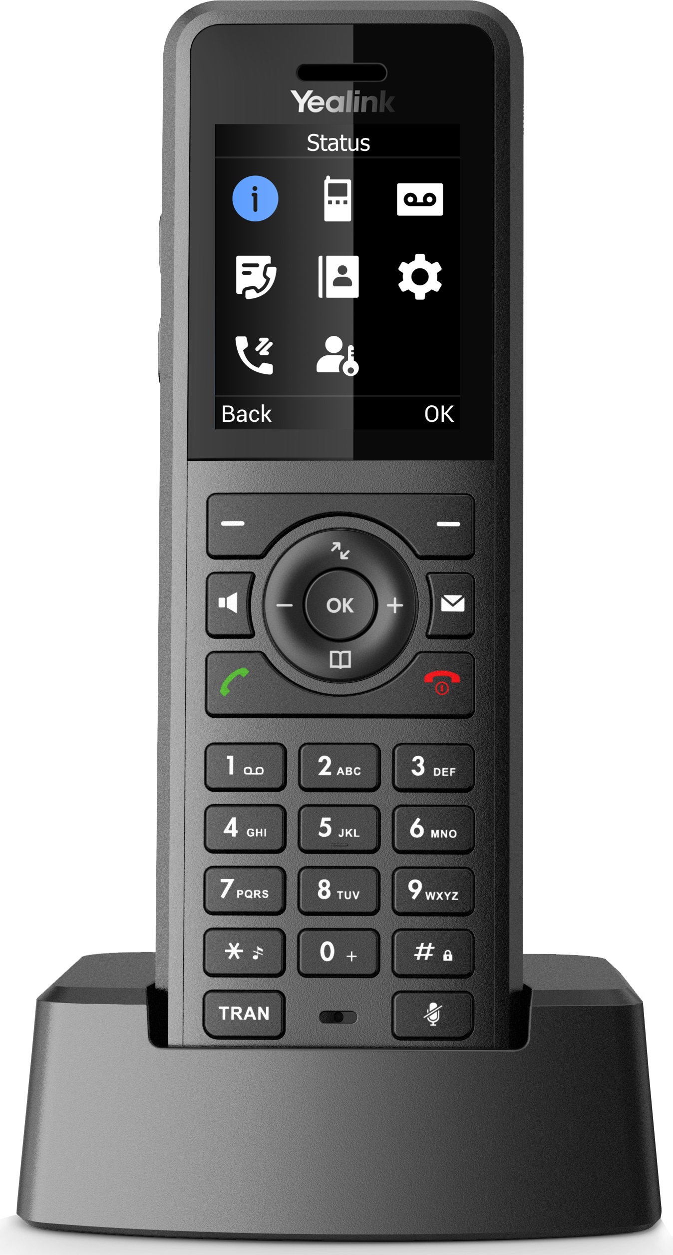 Yealink IP Phone Cordless DECT Handset 1.8" Rugged IP54 without DECT Base W57R