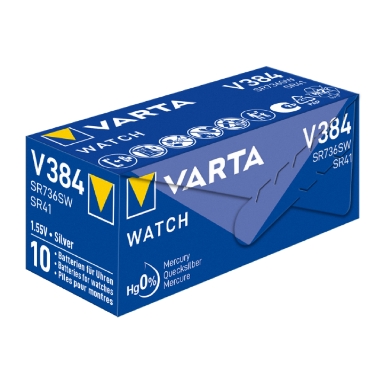 Varta Silver Oxide Coin Cell Battery 384 SR41 SR41SW (Low Drain)