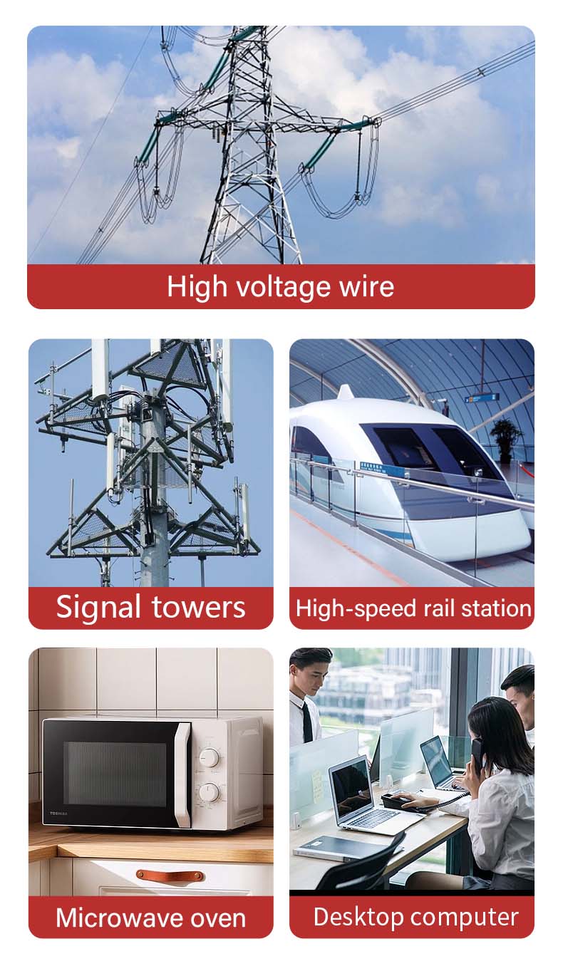 Noyafa Electromagnetic Radiation Detector with Electric & Magnetic Field Detection, Real-Time Monitoring, Audio-Visual Alarm & Data Lock NF-601