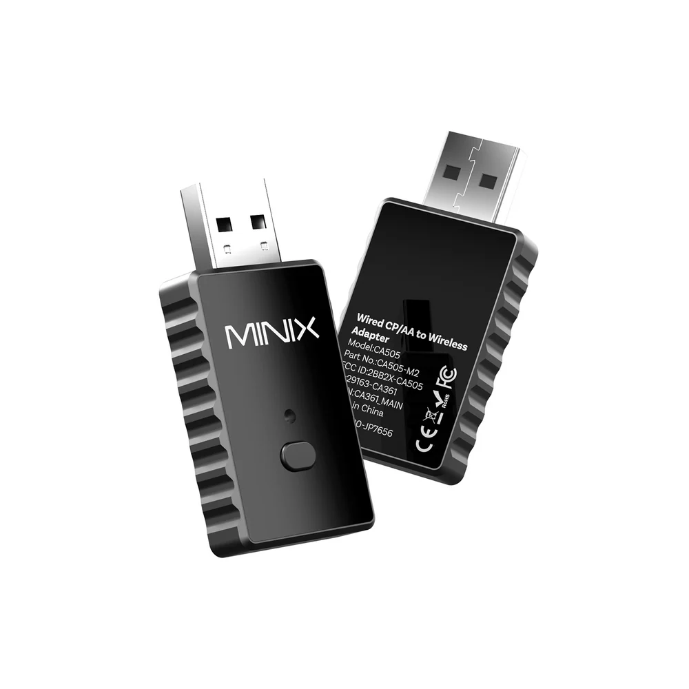 MINIX CAR Wired to Wireless CarPlay & Android Auto USB Dongle CA505