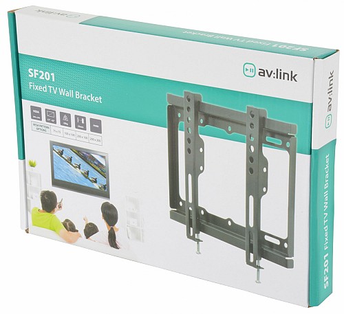 AV:link SF201 Fixed TV Wall Bracket 200x200 129.540UK
