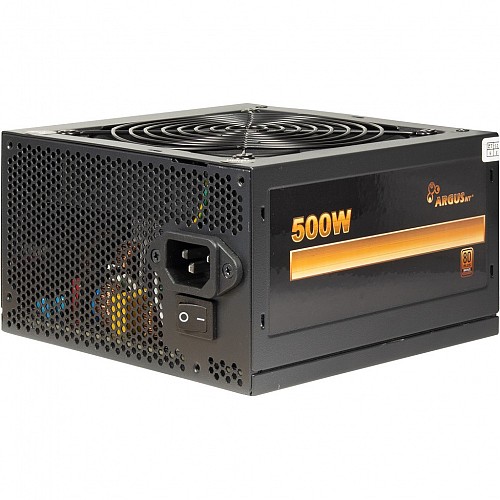 InterTech Argus BPS-500W 80+ Bronze Power Supply