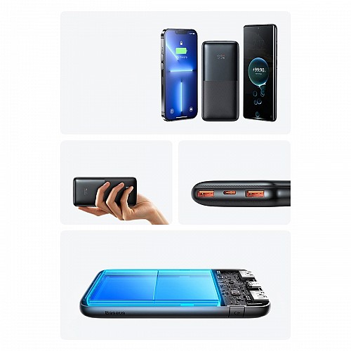 Baseus Powerbank 20W 10000mAh Display Bipow Pro Black