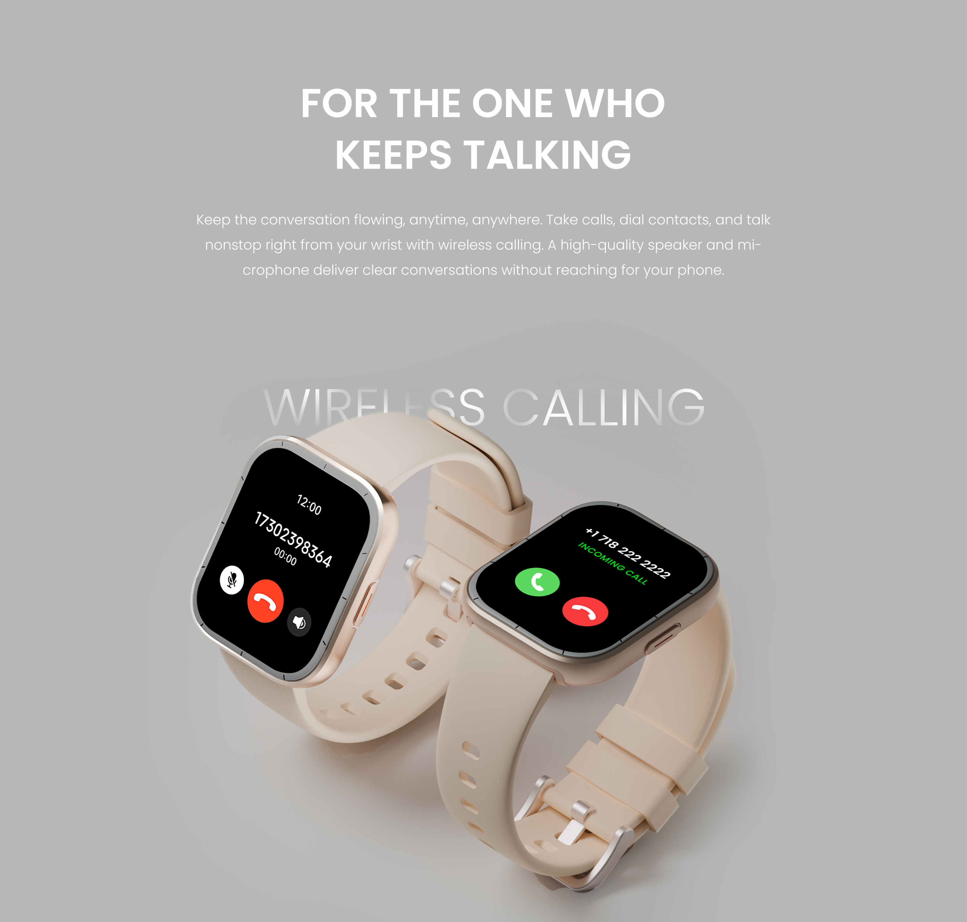 HiFuture Fashion SmartWatch ZONE3 Pink/Gold